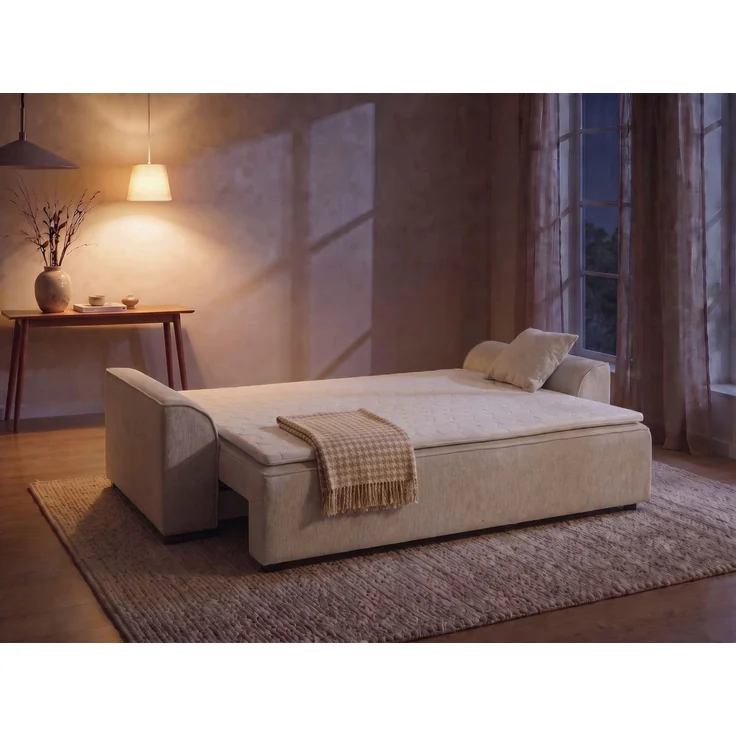 COLLECTION AB Schlafsofa Sara B: 241 cm, Liegefl. 137x195 cm, Bettkasten, optional mit Topper, Schlaffunktion, Couch mit Bonnellfederkern, Gästebettfunktion – Bild 2