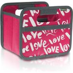 Meori - Faltbox Mini Aufbewahrungsbox Klappbox Love A100314
