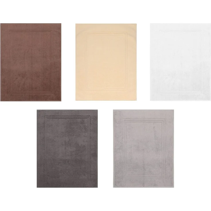 Betz Badematte Luxus Badvorleger Duschvorleger Gold 50x70 cm Farbe anthrazitgrau, Baumwolle – Bild 2