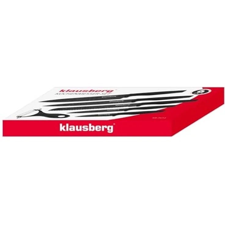 Klausberg Klausberg Set mit 5 Marmor-Küchenmessern mit Schäler 48670 – Bild 6