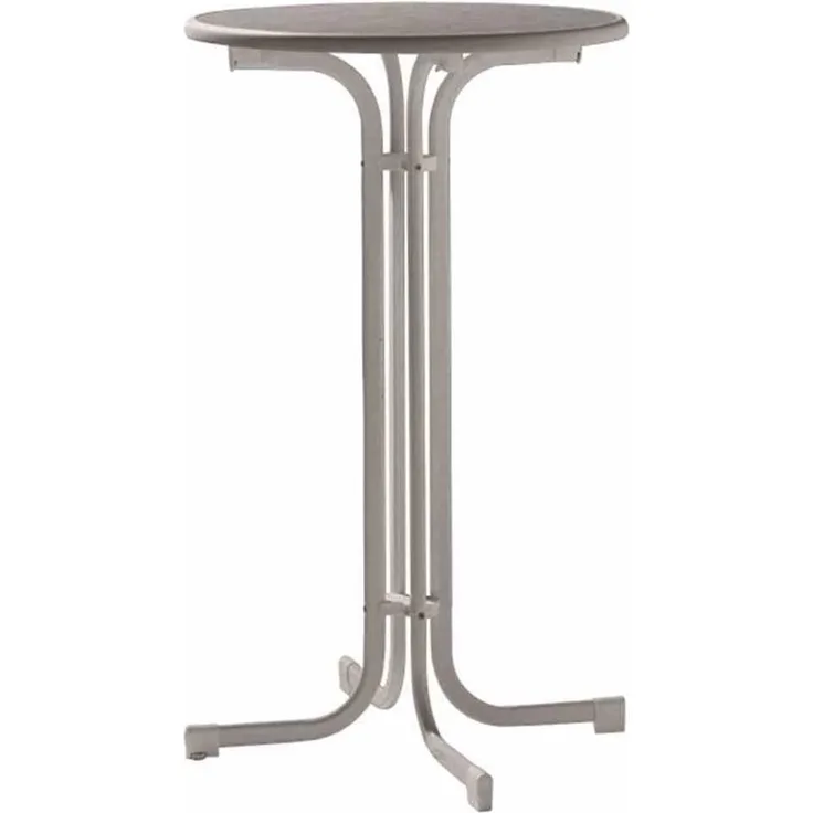 Sieger Tischfreiheit Party-Klapptisch mit Mecalit-Pro® Tischplatte, Stahl Eisengrau, 70 x 112 x 70