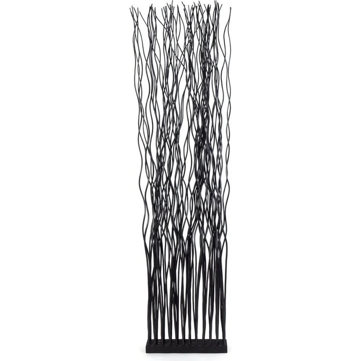 DESIGN DELIGHTS Paravent RAUMTEILER "WAVE", Weidenholz, 170x40cm (HxB), Paravent, Trennwand – Bild 1