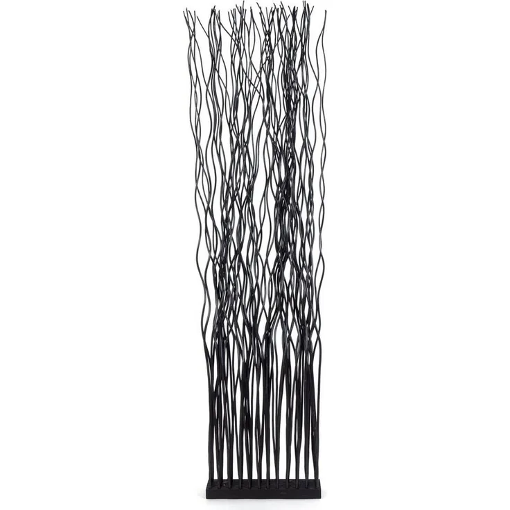 DESIGN DELIGHTS Paravent RAUMTEILER "WAVE", Weidenholz, 170x40cm (HxB), Paravent, Trennwand