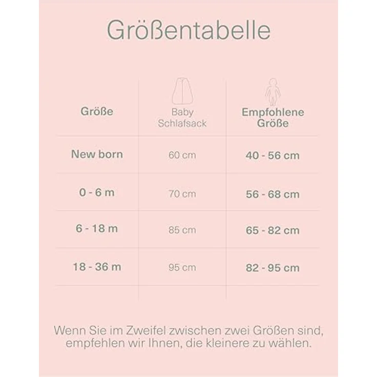 molis&co. Baby-Schlafsack. 2.5 TOG. Größe: 85 cm (6-18 Monate). Ideal für die Übergangszeit und den Winter. Superweich und warm. Zen Garden. Premium-Musselin mit Futter. – Bild 4