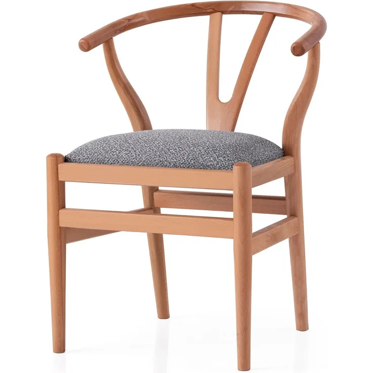 Skye Decor 'Magma - 4402' Stuhl, Eiche / Hellblau, 57 x 78 x 58 cm