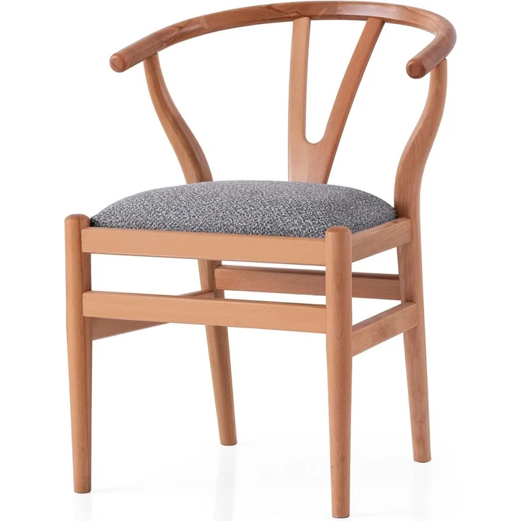 Skye Decor 'Magma - 4402' Stuhl, Eiche / Hellblau, 57 x 78 x 58 cm – Bild 1
