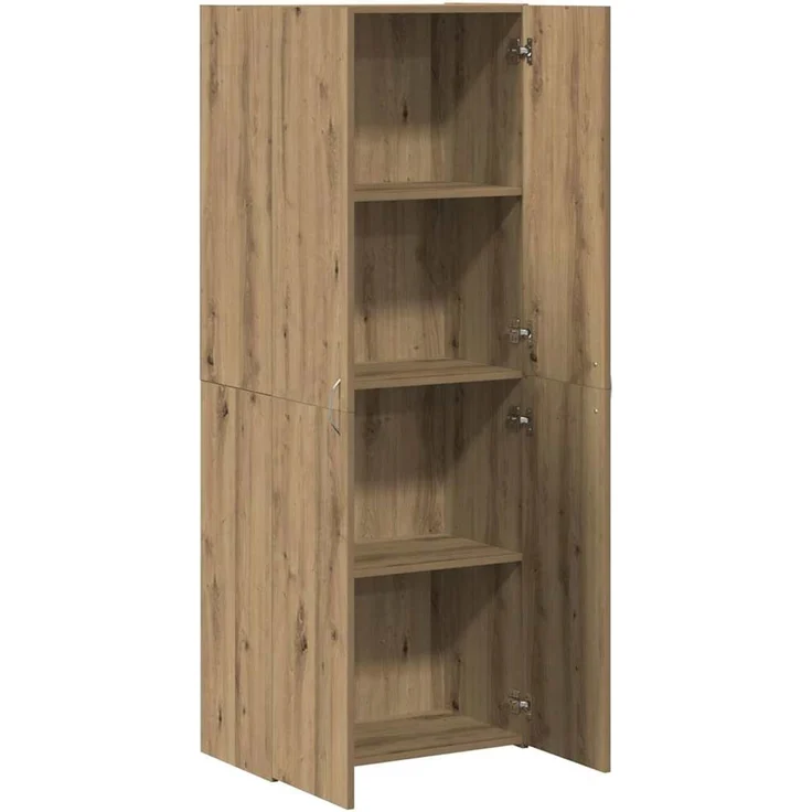 vidaXL Büroschrank Artisan-Eiche 60 x 32 x 152,5 cm Holzwerkstoff 3365559 – Bild 5