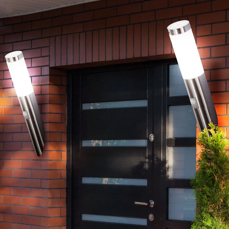 2x LED Wandleuchte mit Sensor für den Außenbereich BOSTON – Bild 5