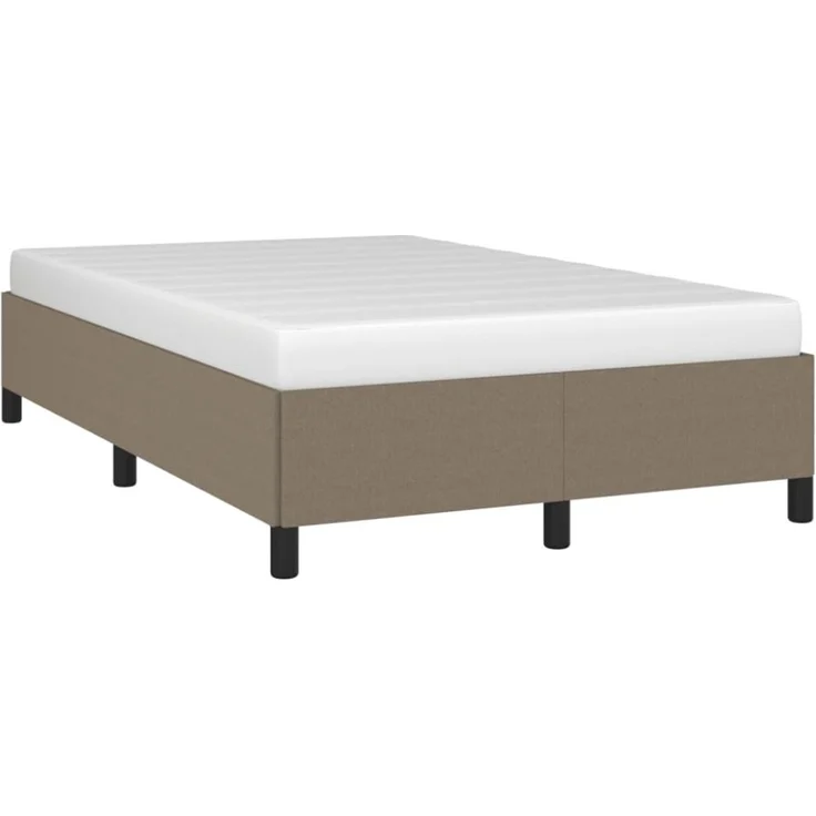 vidaXL Polsterbett, Stoff, 33,5 cm, Taupe, 120x190 cm – Bild 3