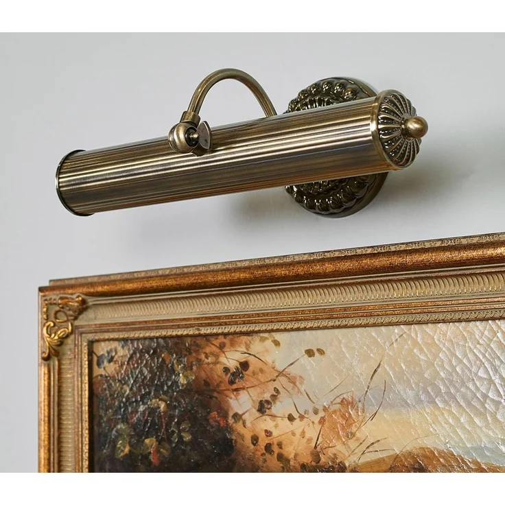 Lindby Bilderleuchte Joely, Metall, Bronze IP20, 2 x 40 W – Bild 3