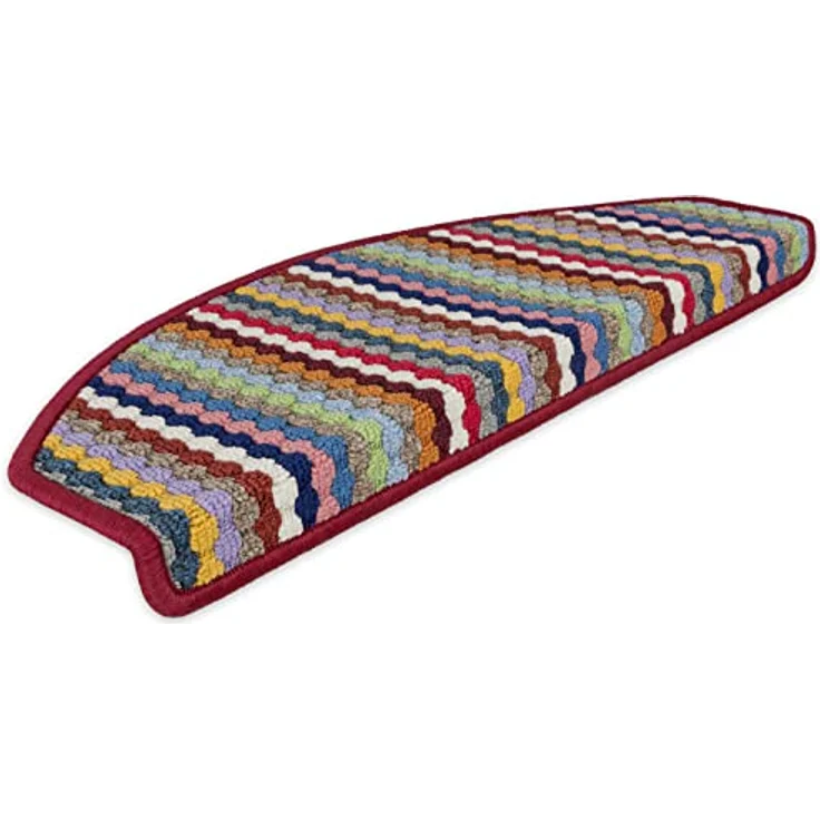 Metzker® Stufenmatte Multistripe 15 Stück, halbrund, Höhe: 6 mm, 15 Stück im Set - Bunt – Bild 5