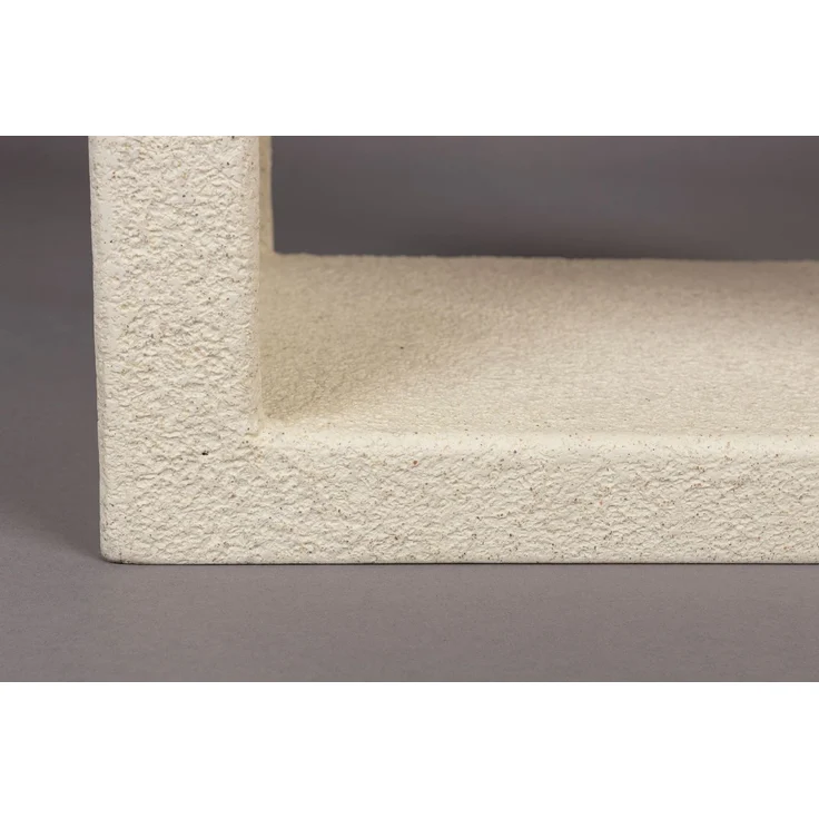 DutchBone Beistelltisch Veda aus recyceltem Marmor in Beige 30x40x60 cm – Bild 5