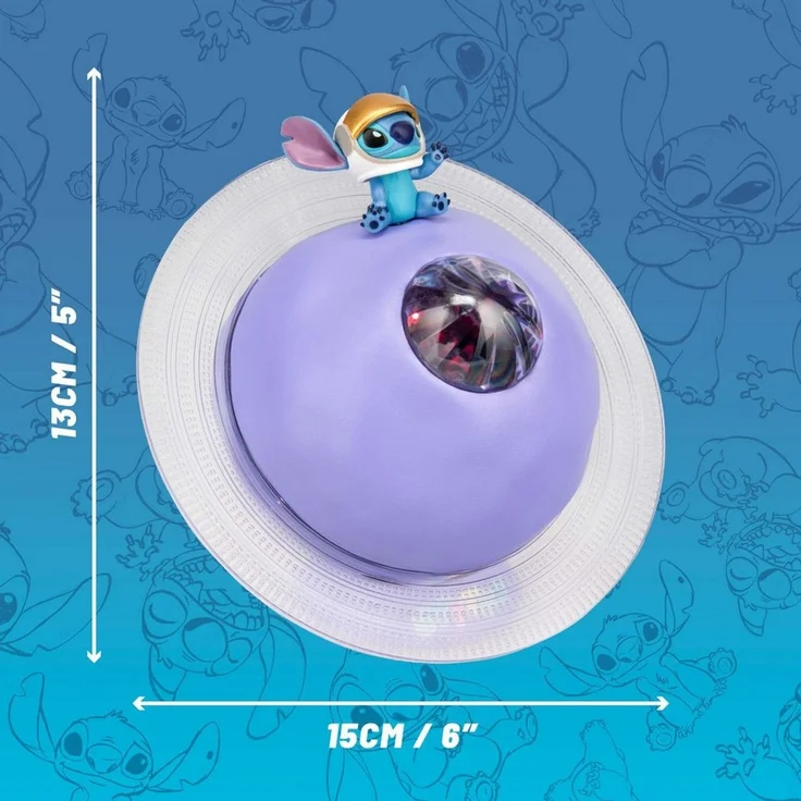Paladone Nachtlicht Lilo & Stitch Galaxy-Projektionslicht, LED fest integriert, Disney-LED-Lampe mit Farbwechsel, USB-Aufladung und Fernbedienung – Bild 2