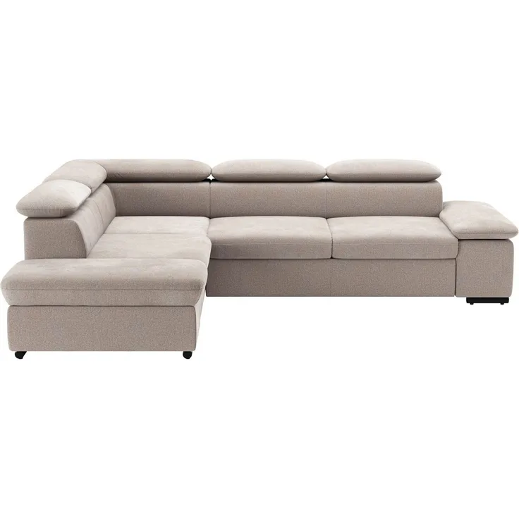 sit&more Ecksofa Alcudia L-Form, B: 272 cm, Arm- und Kopfteilverstellung, Eckcouch, optional Schlaffunktion, Komfortsitz
