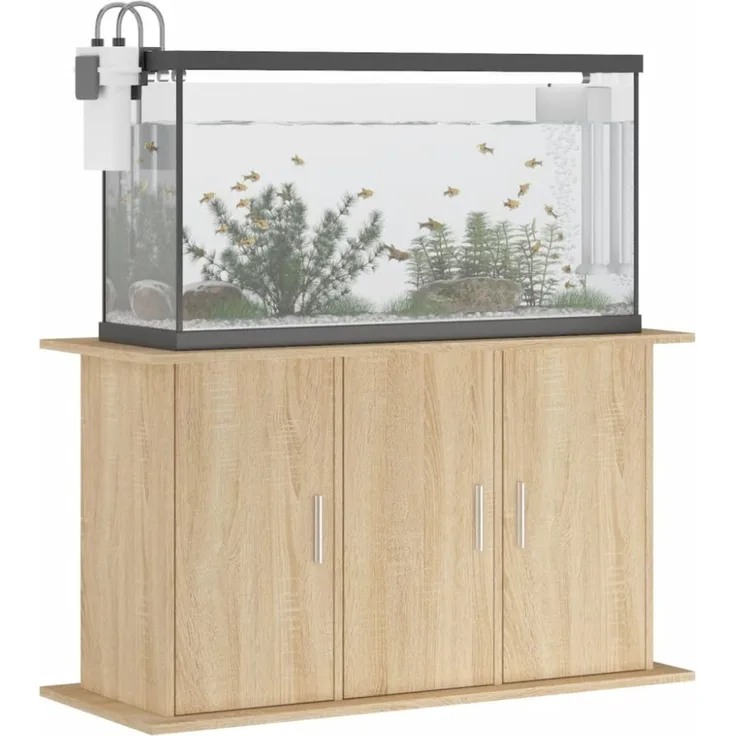 vidaXL Aquariumständer, Holzwerkstoff Sonoma-Eiche, 101 x 41 x 58 cm