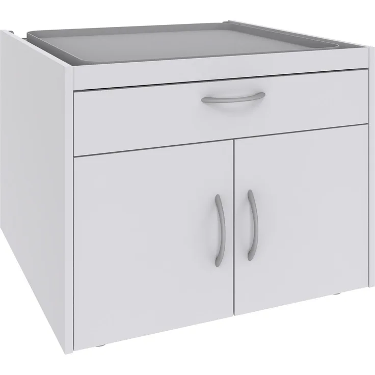 Waschmaschinenunterschrank >MRK Multiraumkonzept< in WEISS - 70x52x68cm (BxHxT)