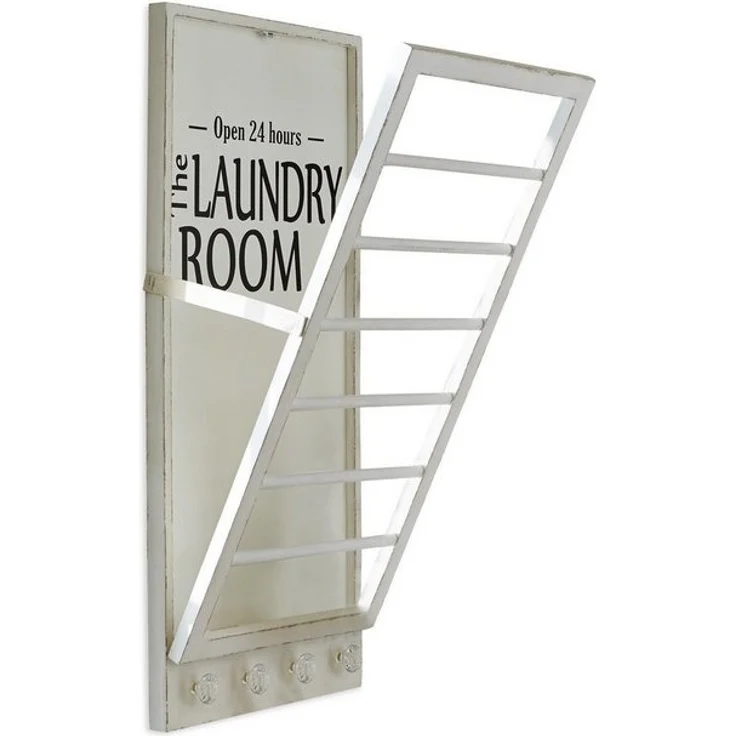 Mirabeau Badorganizer Handtuchhalter Laundry Room antikweiß – Bild 4