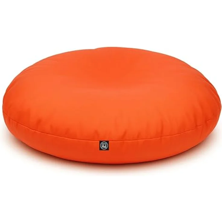 PATCH HOME 2-in-1 Sitzsack Sessel - Gaming Bean Bag mit Reißverschluss - Bereits befüllt, Ergonomisch & Robust für Kinder & Erwachsene - Indoor & Outdoor, Wetterfest (Orange, 155cm) – Bild 8