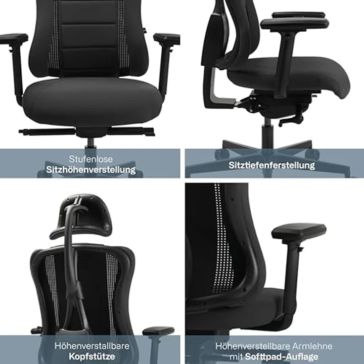 Topstar Sitness RS Pro AGR schwarz/anthrazit-schwarz – Bild 7