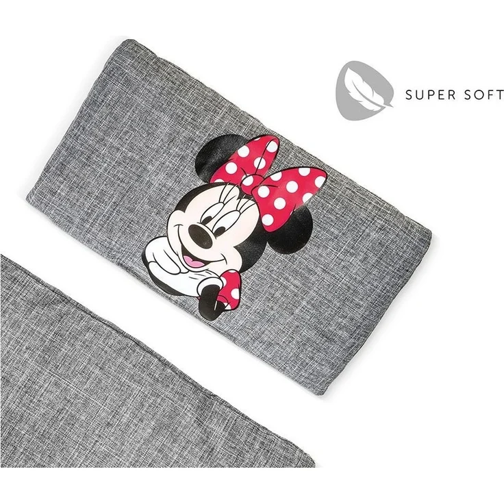 Hauck Hochstuhlauflage Luxe Minnie-Sitz-Kissen, grau – Bild 3