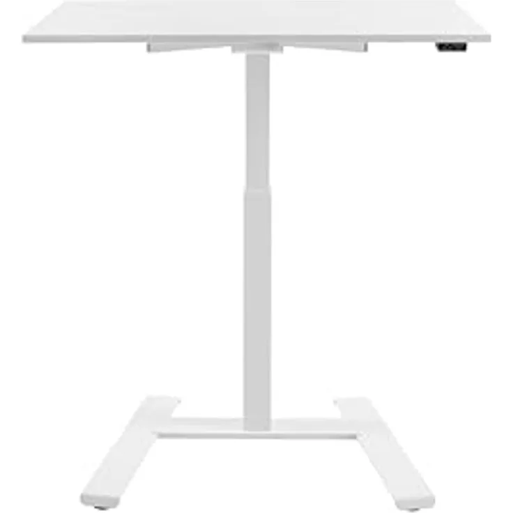 Topstar Home-Office Schreibtisch | Ergo E-Table 100 x 70 cm | elektrisch höhenverstellbar & ergonomisch | Made in Europe | Farbe: weiß