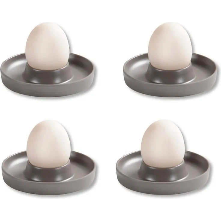 Kesper | Eierbecher Set | Melaminmaterial | edles Grau | perfekter Frühstückspartner