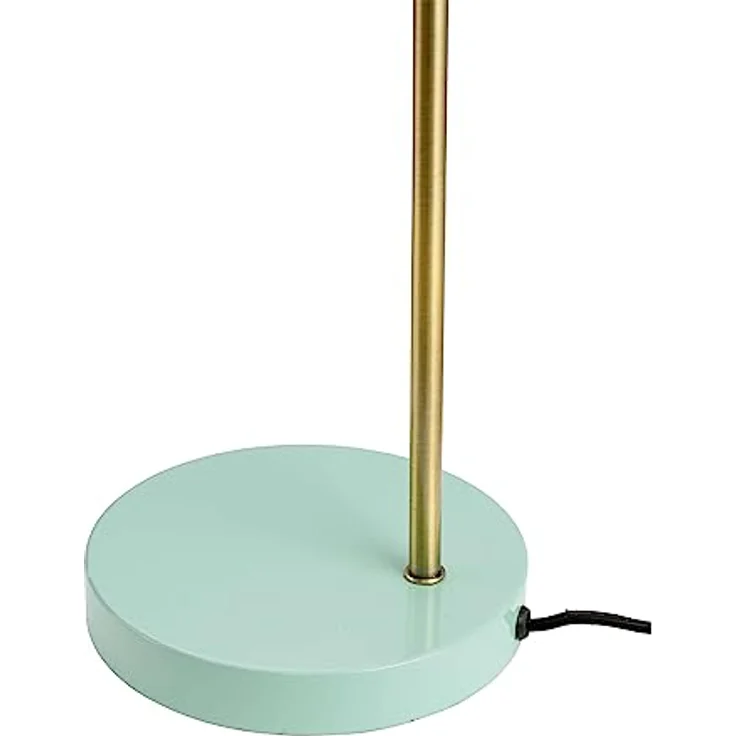 Dyberg Larsen Ocean Tischlampe, LED Nachttischleuchte in Curry, Messing und Türkis, verstellbarer Lampenkopf, dimmbar – Bild 4