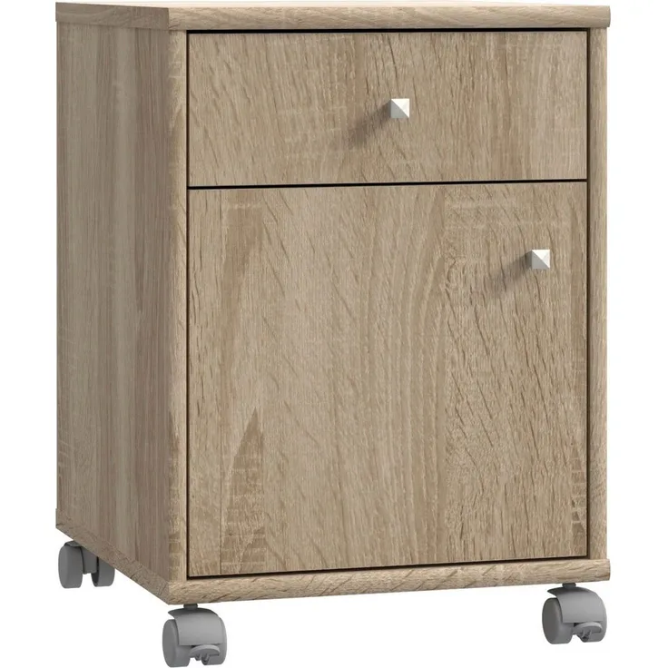 Rollcontainer >TEMPRA2< (BxHxT: 38,6x54,1x42 cm) in Sonoma Eiche