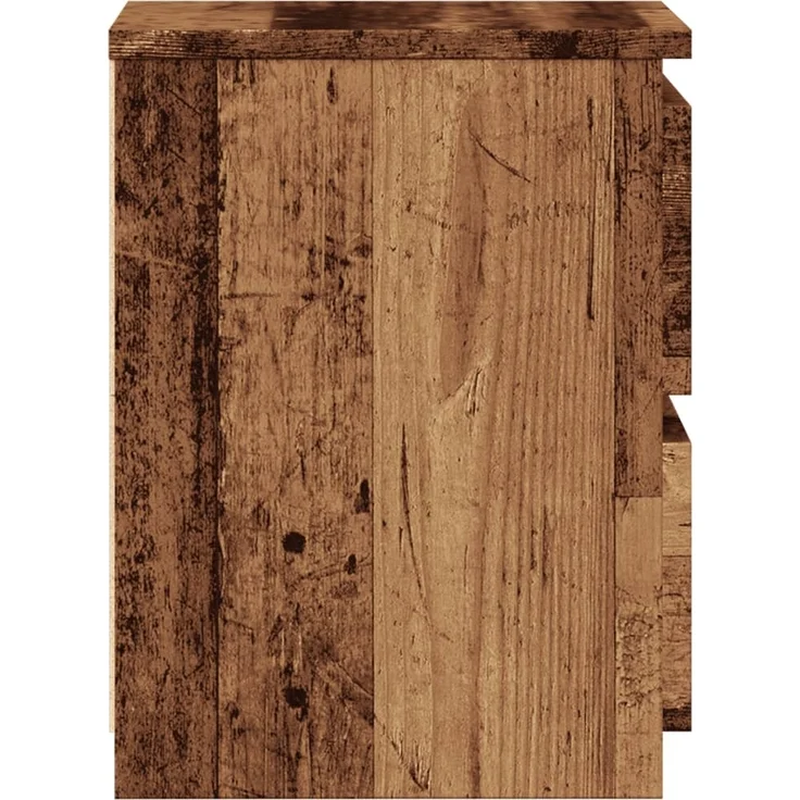 vidaXL Nachttisch Altholz-Optik 30×30×40 cm Holzwerkstoff 855846 – Bild 4