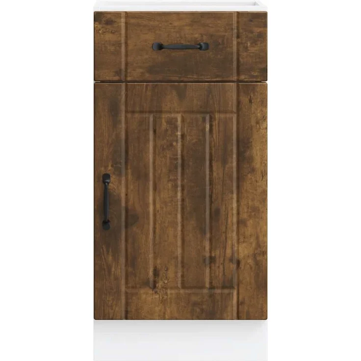 vidaXL Küchen-Unterschrank Lucca Räuchereiche Holzwerkstoff 853712 – Bild 4