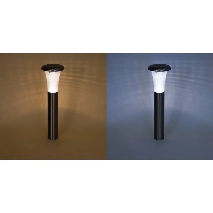 Esotec Solarleuchte Vesuv, LED, Duo Color, H=38cm, Metall – Bild 2