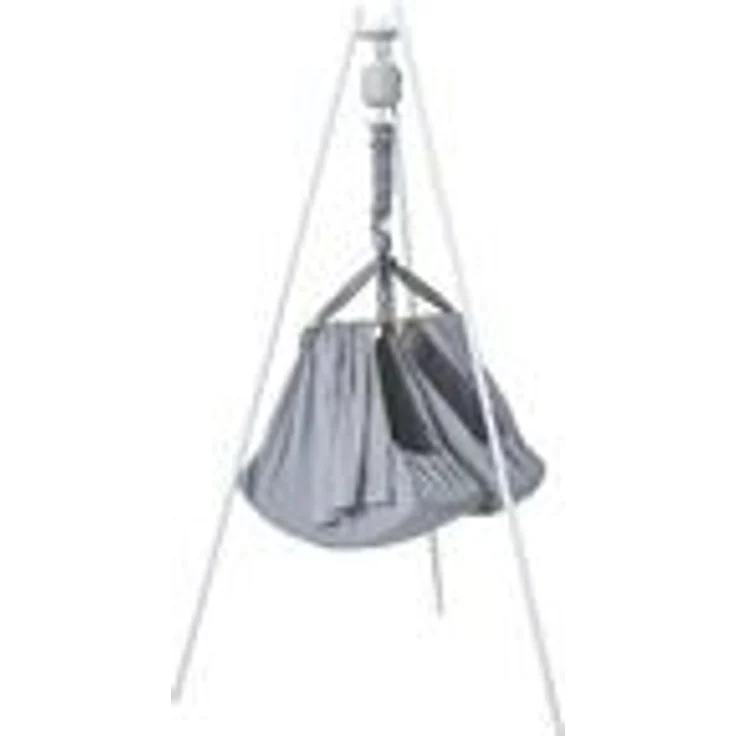Membantu Premium Set Twin inkl. Ständer und Federwiegenmotor LeeLoo02 Grey – Bild 1