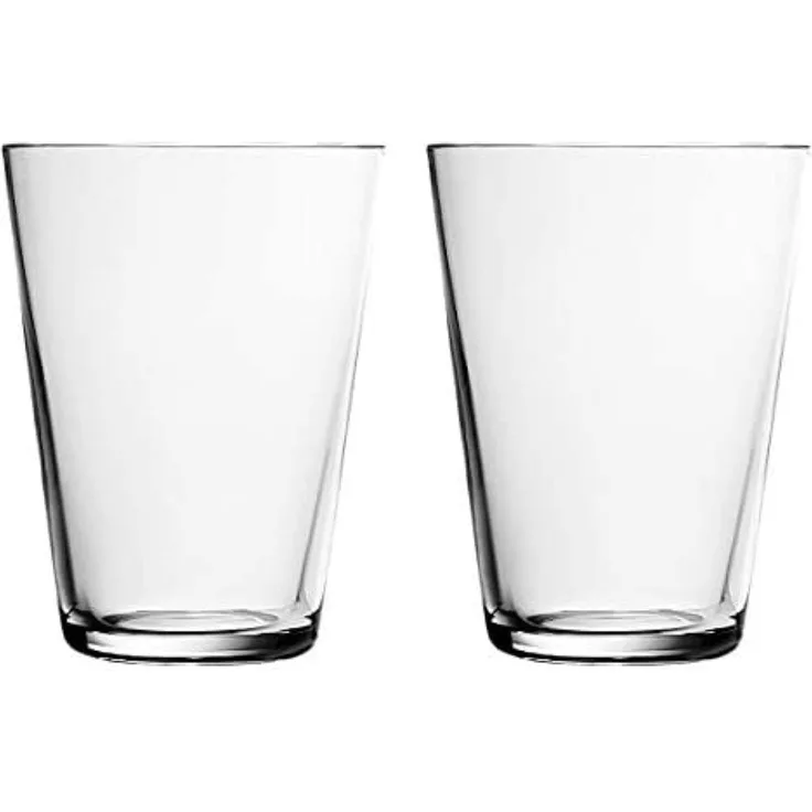 Glas - 400 ml - Klar - 2 Stück Kartio Iittala Wasserglas, Spülmaschinenfest
