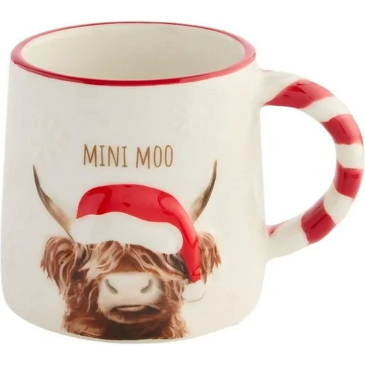 Next Becher Baby Henkeltasse, Weihnachten/Hochlandrind Hamish, 1-tlg, Steingut