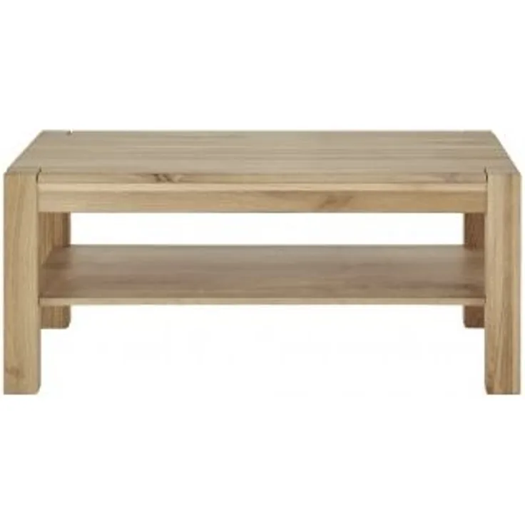 Couchtisch Wohnzimmertisch wildeiche massiv, geölt, 105x65 cm