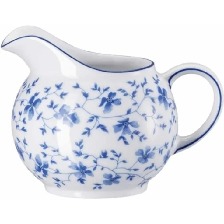 Arzberg Form 1382 Milchkännchen / 6 Personen, Milchkanne, Milch Kanne, Kännchen, Blaublüten, Porzellan, 180 ml, 41382-607671-14430