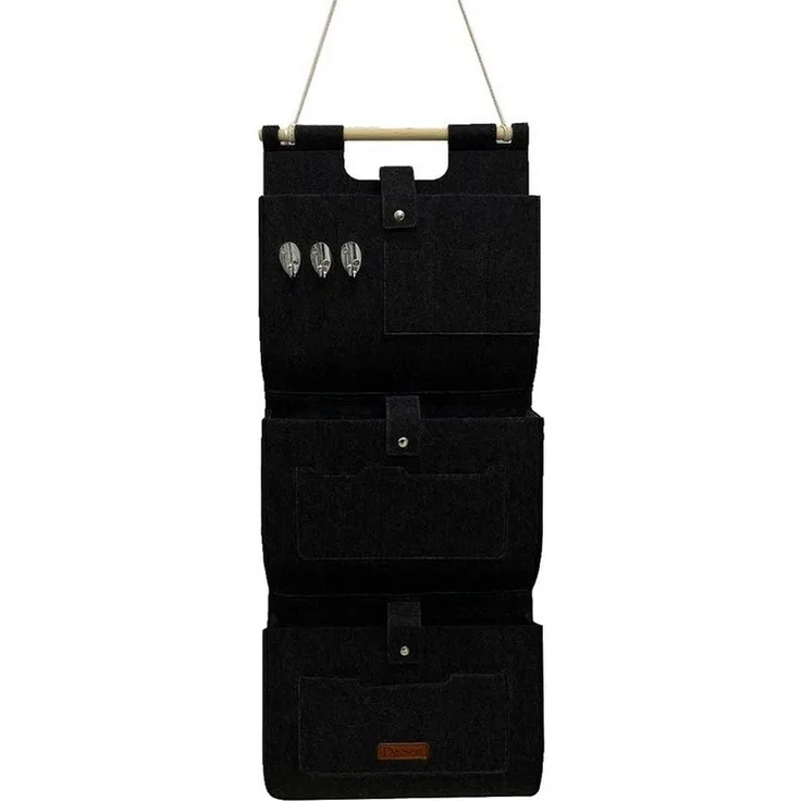 RAIKOU Aufbewahrungstasche Hängeorganzier für Tür und Wand / Wandtasche (für Garderobe,Bad, Küche), Multifunktionstaschen+3 Schlüsselanhänger