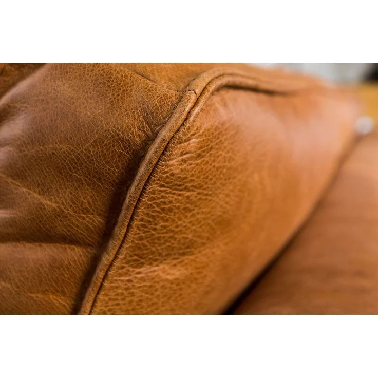 KAWOLA Sofa BLOOM Ecksofa Leder cognac Recamiere links 84 x 177 x 276 cm – Bild 7