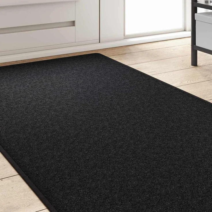 vidaXL Teppichläufer Anthrazit 80 x 500 cm 100% Polypropylen 42011365 – Bild 2
