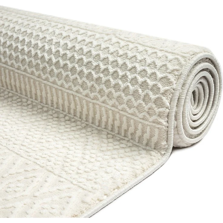 the carpet Teppich Lima, rechteckig, Höhe: 12 mm, Designer Teppich Flor 1 recyceltem Polyester waschbar – Bild 2