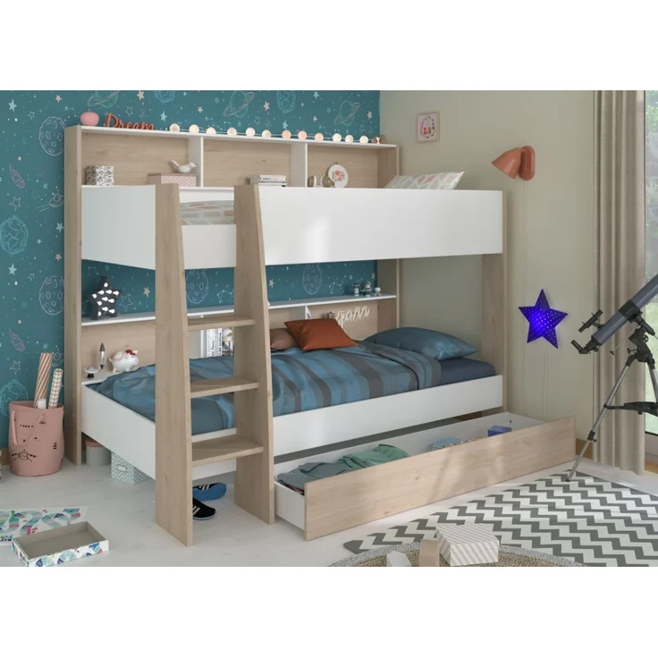 Parisot Kinderzimmer und Jugendzimmer Shelter in weiß und Eiche Set 2-tlg. – Bild 3