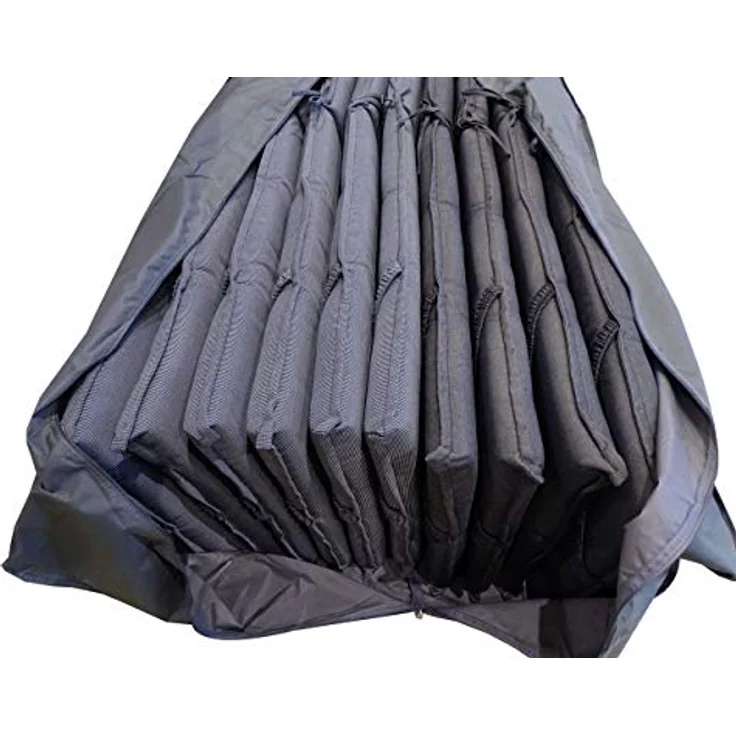 Quick Star Gartenmöbel-Schutzhülle Kissentasche Schutzhülle für Rollliegen/Sessel Auflagen 140x40x65cm (1-St), Polyester 280g/m² mit PVC Beschichtung und Nahtversiegelung – Bild 3