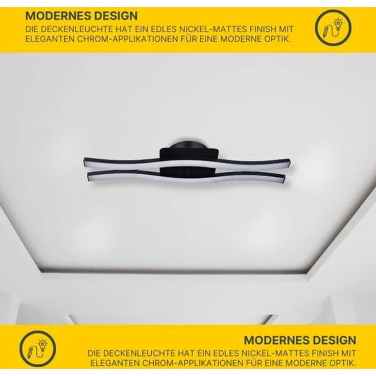 MeLiTec LED Deckenleuchte LED Wand- und Decken Leuchtstäbe D136, LED Wand- und Decken Leuchtstäbe D136 – Bild 5