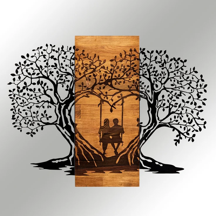 Wallity Wanddekoobjekt 100% METAL (Thickness: 1,2 mm), 76 x 58 cm Z1783 – Bild 7