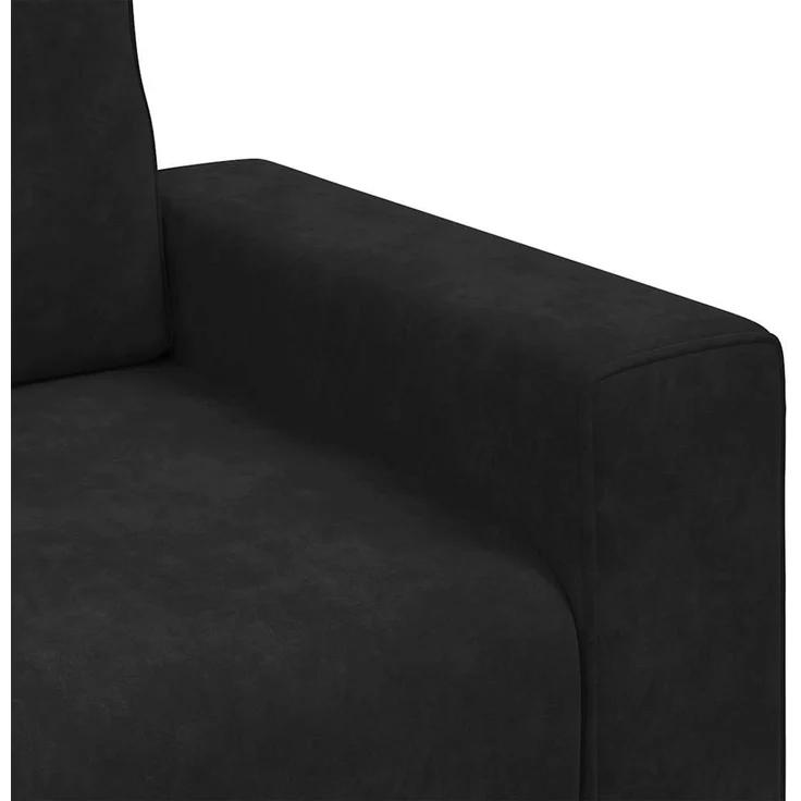 vidaXL Sessel Schwarz 100x77x82 cm Samt 4105252 – Bild 7