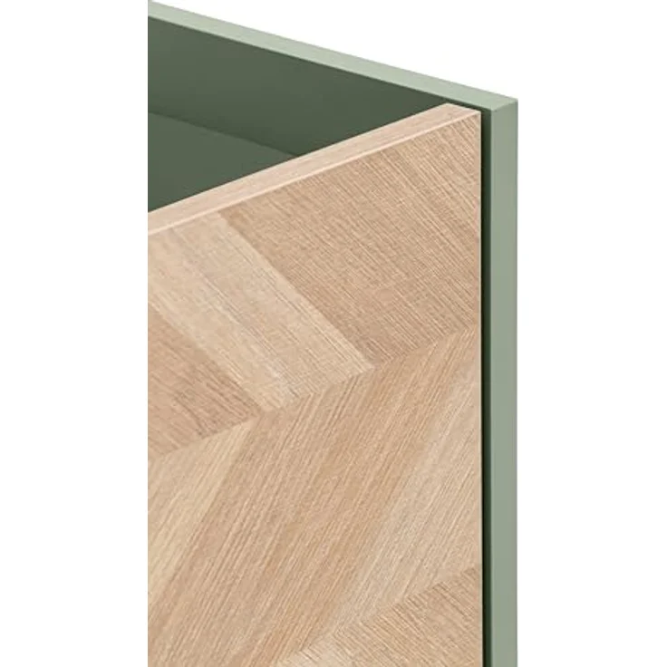 Schildmeyer Lorna Highboard 160681, Pistazie/Fischgräten Dekor – Bild 4