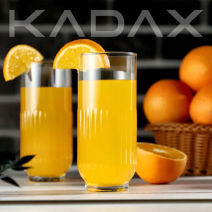 KADAX 6x Trinkgläser 395ml Set – Bild 6