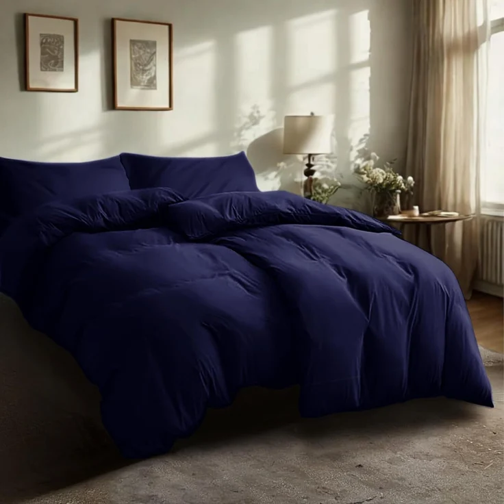 Komfortec Bettwäsche Premium, 135 x 200 bis 220 x 240 cm, 6 verschiedene Größen zur Auswahl, gebürstet 100% Mikrofaser, 4 teilig, Superweiches Bettwäsche-Set, Knitterfrei, Atmungsaktiv – Bild 1