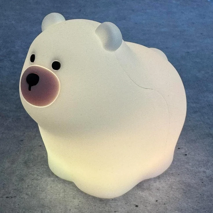 easy! BY FHL LED Tischleuchte Knut - Children Nachtleuchte, Dimmfunktion, Farbwechsel, Timerfunktion, USB-Ladefunktion, LED fest integriert, Warmweiß, lange Leuchtdauer – Bild 3