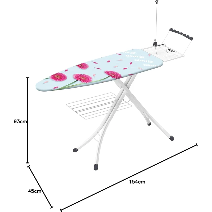 Gimi Golden Bügeltisch, Metall, Weiß, 154 x 45 x 93 cm, farblich sortiert – Bild 8